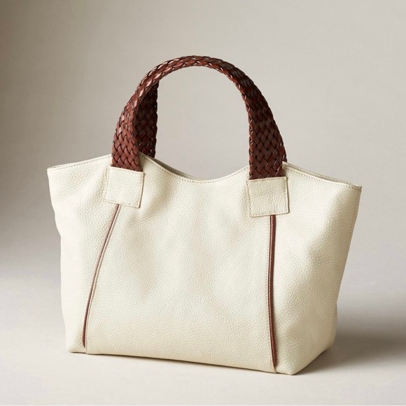 Sundance Cream and Brown Shoulder Bag - Picture 2 of 11